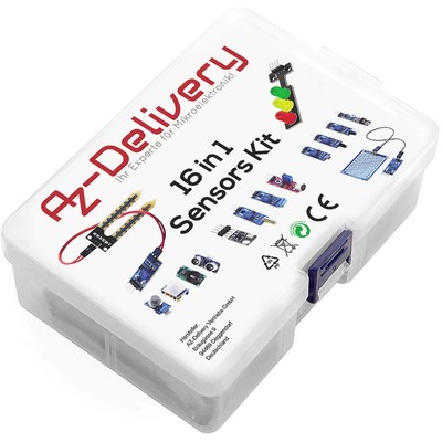 16 in 1 Zubehörset mit Sensoren und Modulen Raspberry Pi Education Starter Set D