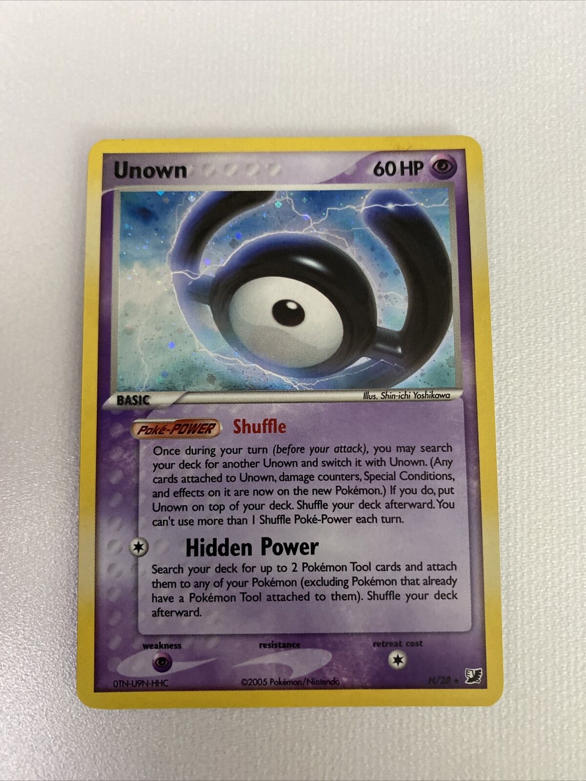 Check the actual price of your Unown !/28 Pokemon card