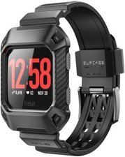 SUPCASE for Fitbit Ionic, Smart Watch Strap Band Rugged Fully Adjustable Case