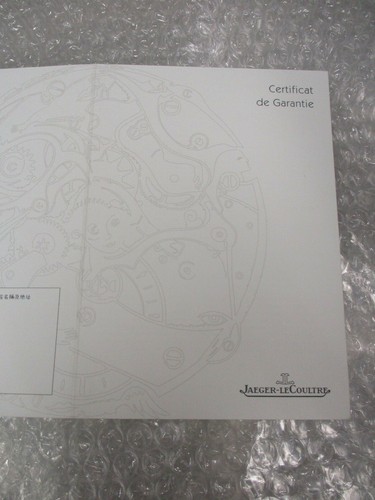 Jaeger LeCoultre Amvox 2 Mens Chronograph Watch Q 1926440 Guarantee Certificate - Picture 4 of 9
