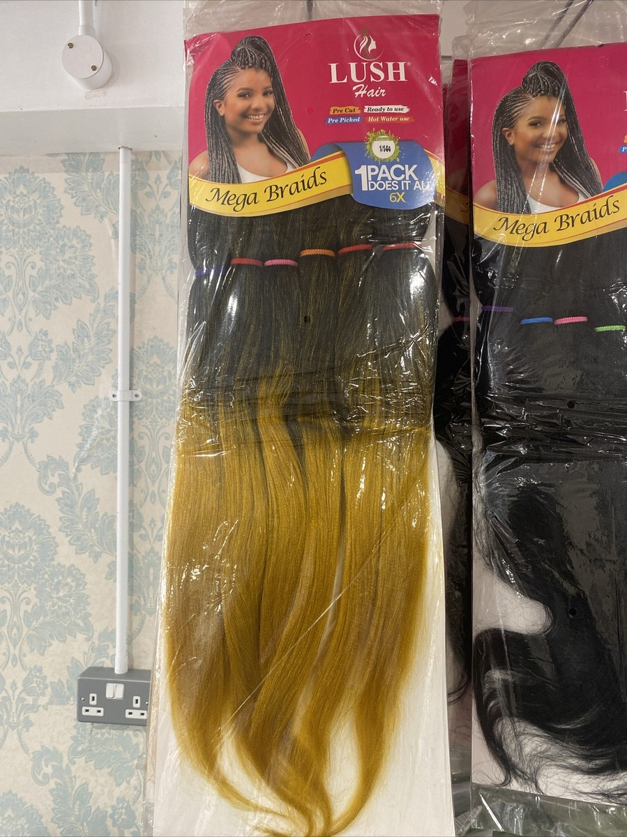 LUSH MEGA BRAIDS IN A PACK 360g 55'' LONG EXTENSION BRAIDING