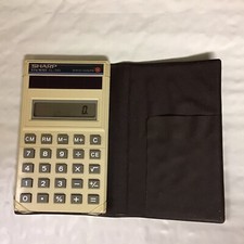 VTG Sharp Calculator EL-345 ELSI MATE Solar Cell  Tested Works Great 
