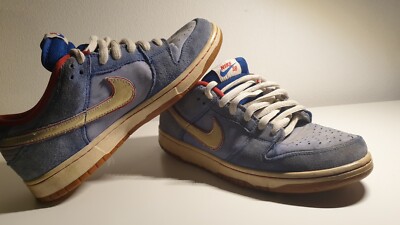  2012 Vintage Nike Dunk SB Low Eric Koston 42,5 Blau 