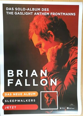 BRIAN FALLON  2018 PROMO - orig. Concert Poster - Konzert Plakat - DIN A1