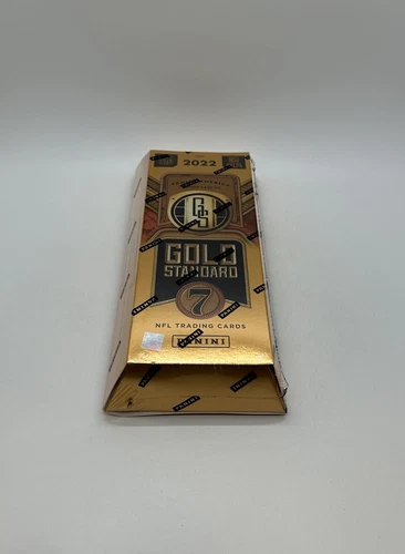 2022 Panini Gold Standard NFL Football Factory Sealed Hobby Box! 7 Cards Inside
