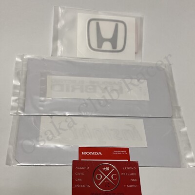 Genuine OEM Honda Insight Rear Decal Set ZE1 2000-2006 Glass