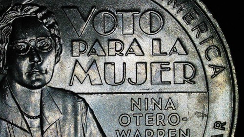 2022 P Error Nina Otero Warren Quarter AWQ - Die Issues Out of U.S. Mint Bag - Picture 9 of 10