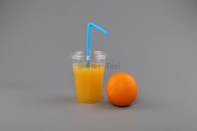 SMOOTHIE HAUSTIERBECHER UND GEWÖLBTE DECKEL Slush Milchshake EISKAFFEE Einweg 16oz 12oz