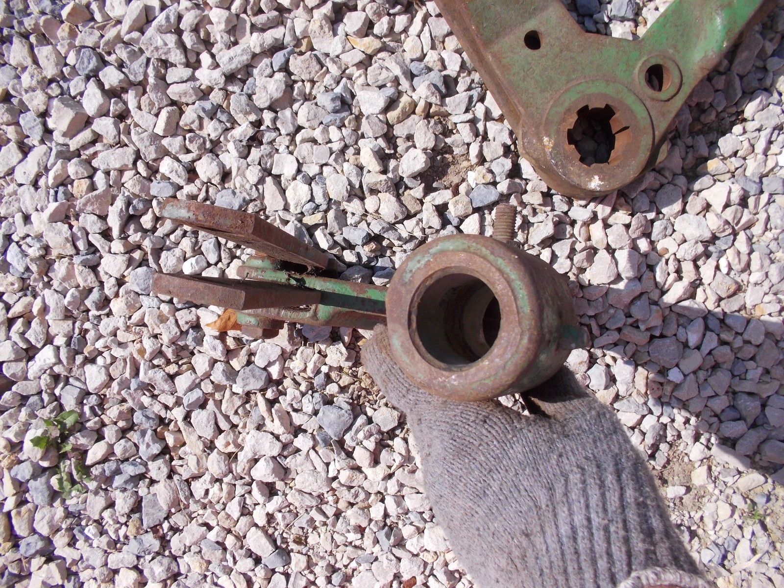 JD John Deere tractor 3pt hitch top rockshaft rock shaft lift ears arms