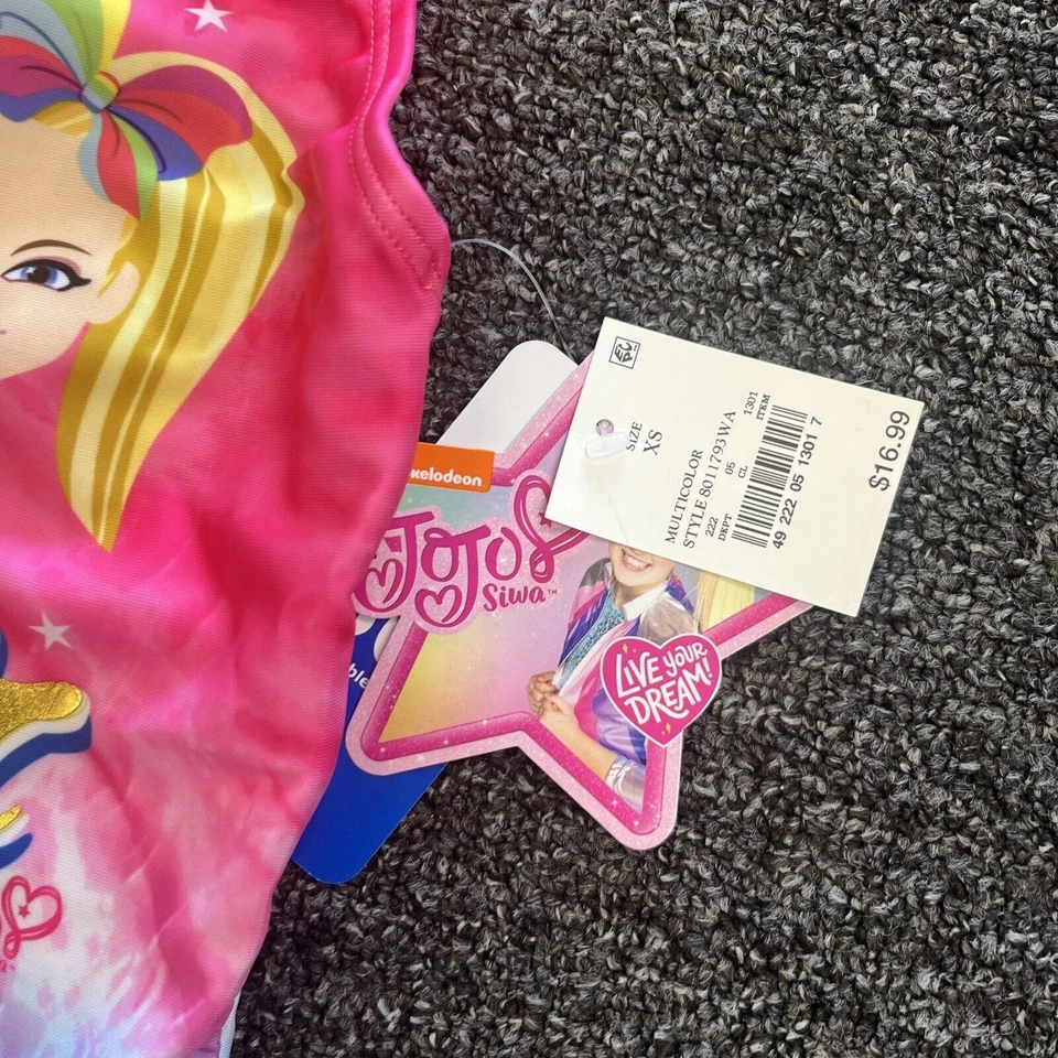 Traje de baño Jojo siwa de una pieza para niñas XS Sé tu propia estrella Foto 4 de 4