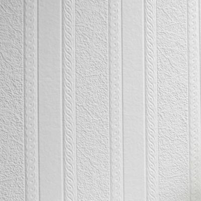 Anaglypta weiß überstreichbare Marmor Streifen Tapete Vinylwand strukturiert abwaschbar