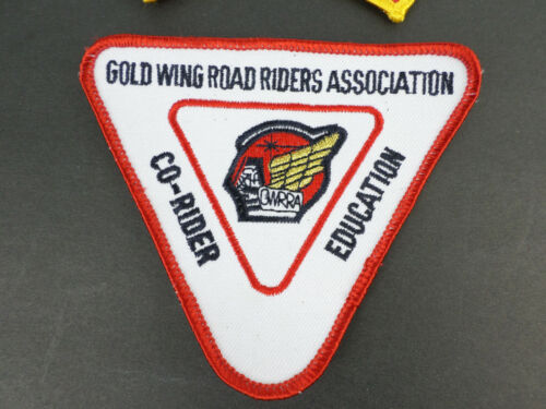 2 Gold Wing Road Riders Association CO-RIDER Education Patches NEU - Bild 4 von 7