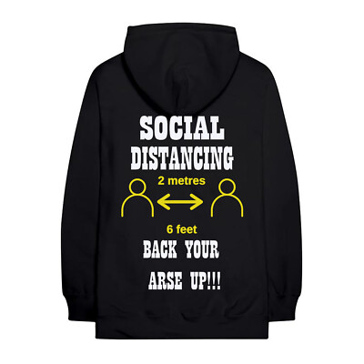 Social Distancing 2 Meter 6 Feet Apart Neuheit Hoodie, Social Distancing 2020
