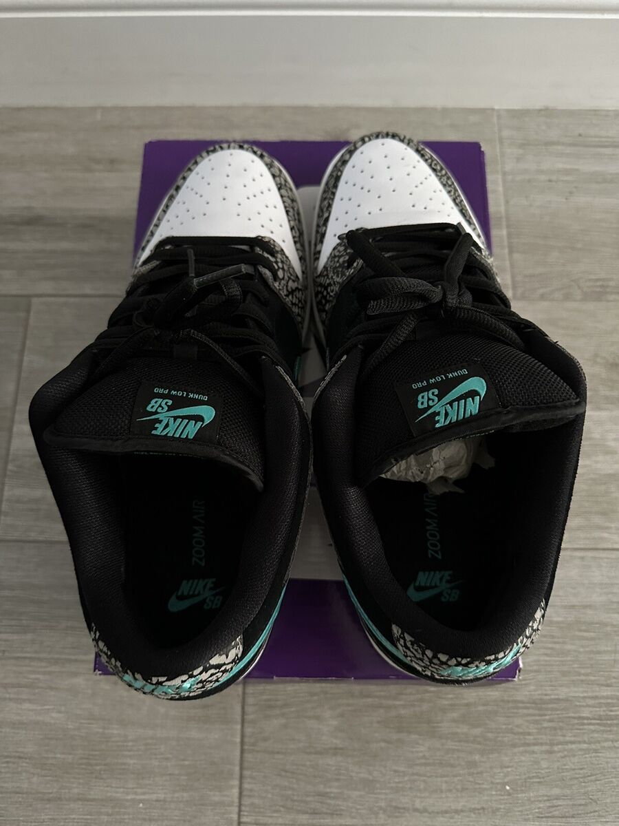 Nike SB Dunk Low Atmos Elephant BQ6817-009 Grey Black Black Nike SB Dunk Low Atmos Elephant BQ6817-009 Grey Black Black