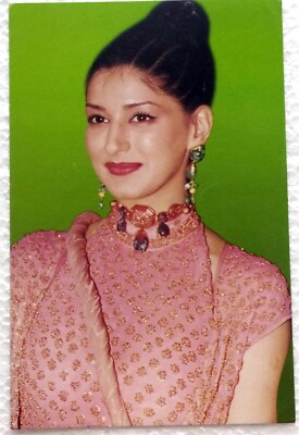 Bollywood Schauspielerin Schauspieler Sonali Bendre alte Original Postkarte P...