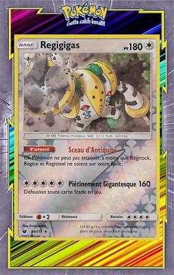 Regigigas Reverse - SL04:Invasion Carmin - 84/111 - Pokemon Karte Neu Französisch