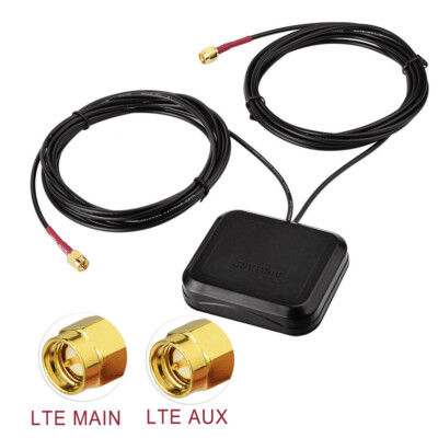 Bingfu 4G LTE MIMO Antenna Dual SMA Adhesive Mount for Industrial IoT Router