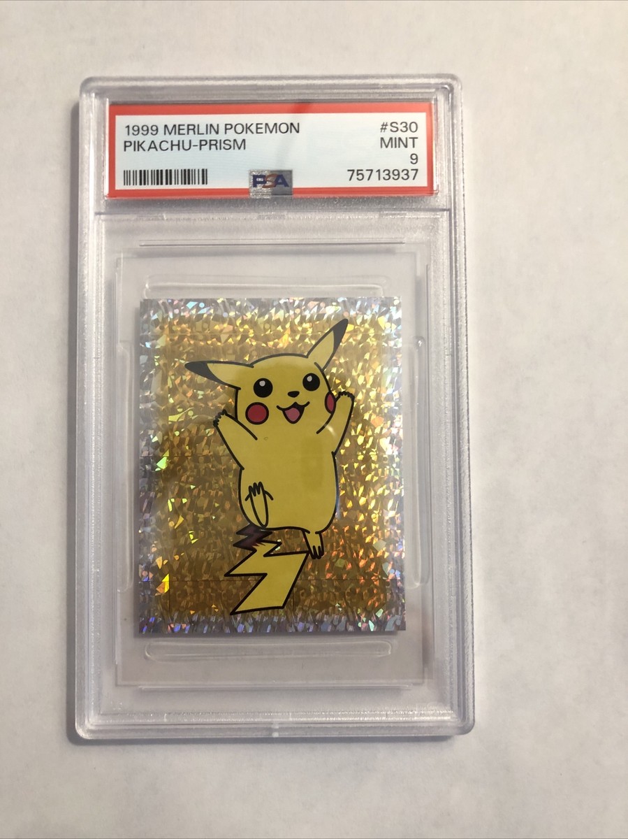 PIKACHU PSA 9 1999 MERLIN POKEMON #S30 PRISM | eBay PIKACHU PSA 9 1999 MERLIN POKEMON #S30 PRISM | eBay