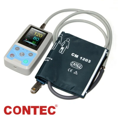 CON-TEC CE CONTEC ABPM50 24h NIBP Arm Ambulatory Blood Pressure Monitor,SW,Adult BP cuff
