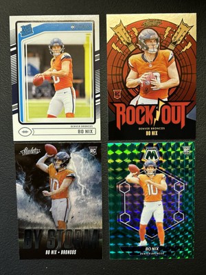Bo Nix Rookie Card Lot! Panini, Donruss, Absolute 