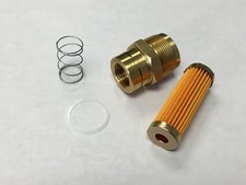 Rochester Quadrajet Carburetor Fuel Inlet Fitting Filter Spring Side Feed Chevy