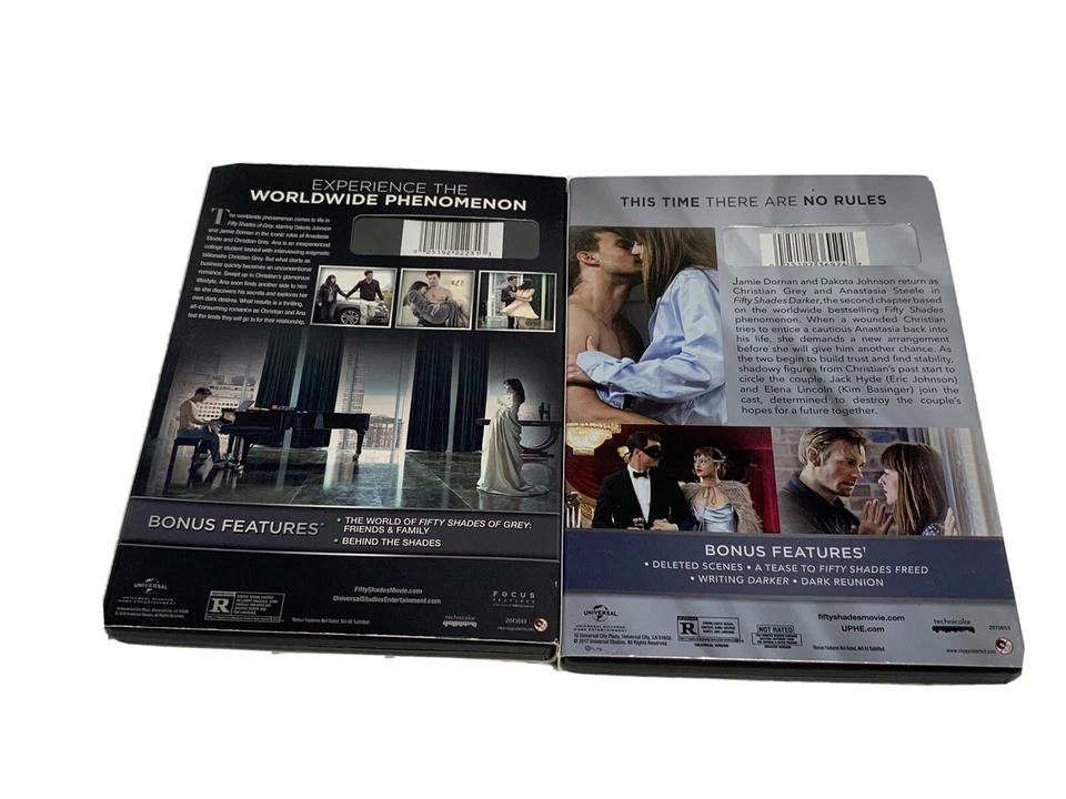 Fifty Shades of Grey & Darker DVD Collection (W Slipcovers) UNRATED. Used - Image 2 of 4