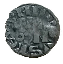 PHILIPPE II DIT "PHILIPPE AUGUSTE" Denier parisis n.d. Paris en argent