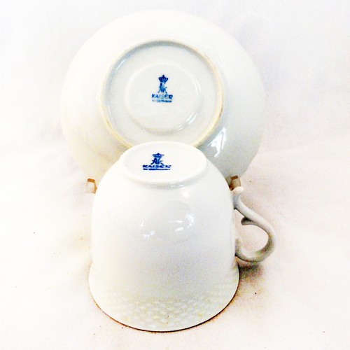 BELVEDERE by Kaiser 4 Piece Place Setting made in Germany NEW NEVER USED - Picture 7 of 9
