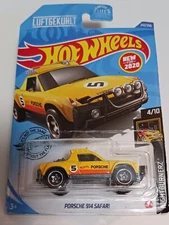 ♡1970Porsche 914 Safari, 2020 Hotwheels Nightburnerz 4/10, GHB50, Yellow