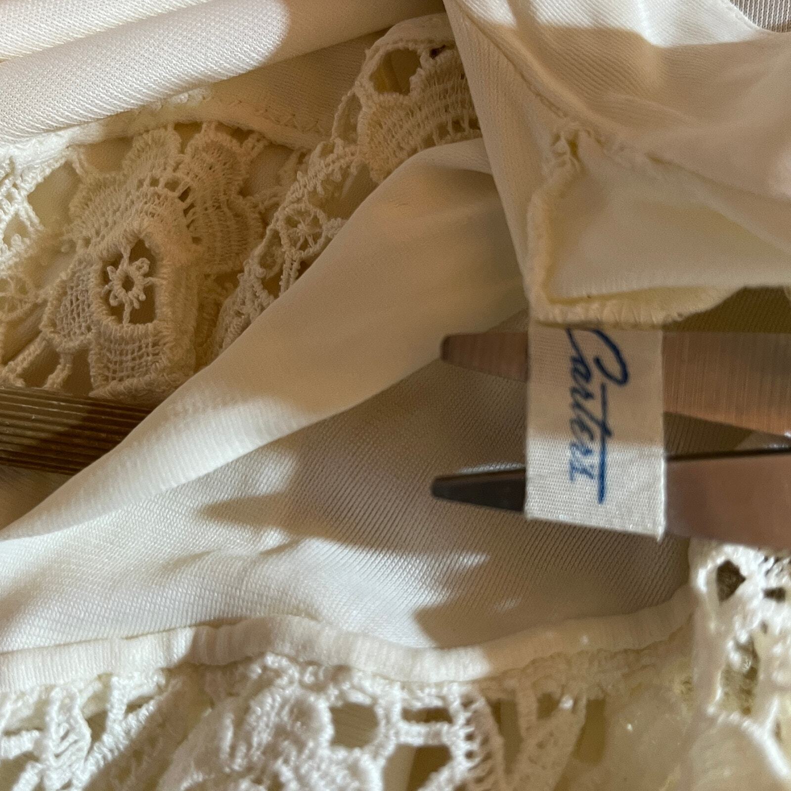 Vintage Carters Robe Set Women 32 White 2-Piece Set Robe Nightgown Set Sleepwear