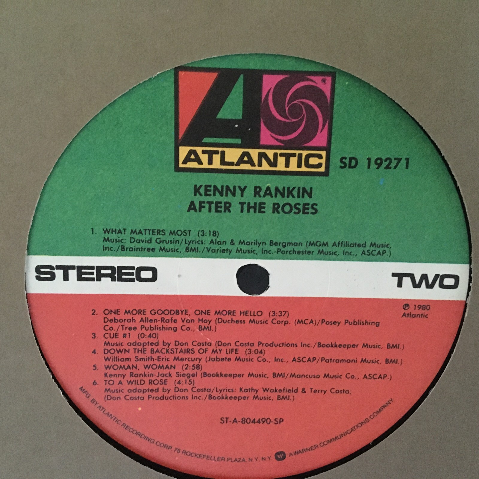 KENNY RANKIN LP AFTER THE ROSES | eBay