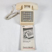 AT T Traditional 1000 Table Telephone With Owners Manual