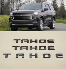 3pcs 2021 Gloss Black Chevrolet Tahoe Door Tailgate Ls Lt Rst Z71 Emblems Gm Oem 3pcs 2021 Gloss Black Chevrolet Tahoe Door Tailgate Ls Lt Rst Z71 Emblems Gm Oem