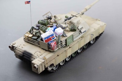 #3202 Pro Built 1/35 M1A1 M1A2 Abrams Tank Model
