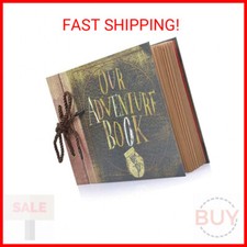 Scrapbook Photo Album Our Adventure Book - DIY Handmade Album Scrapbook Movie Up