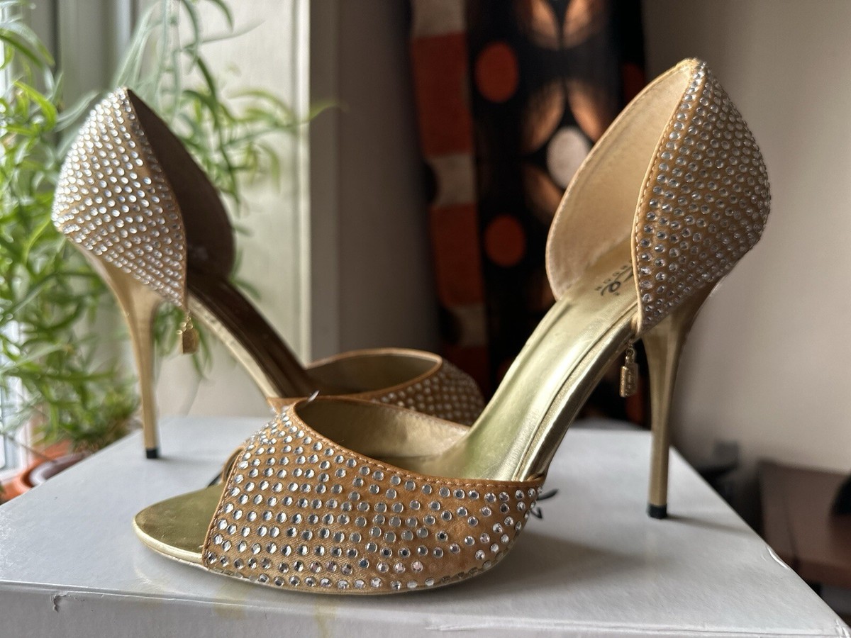 Unze London Floral Platform Pumps Prom Flat Sandals Women's