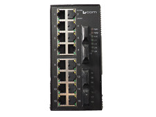 L-COM IES-2220-S40 DC24V 1310nm /40Km 20-Port Industrial Ethernet Switch