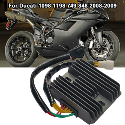 Voltage Regulator 12V For Ducati 1098 1198 749 848 2008-2009