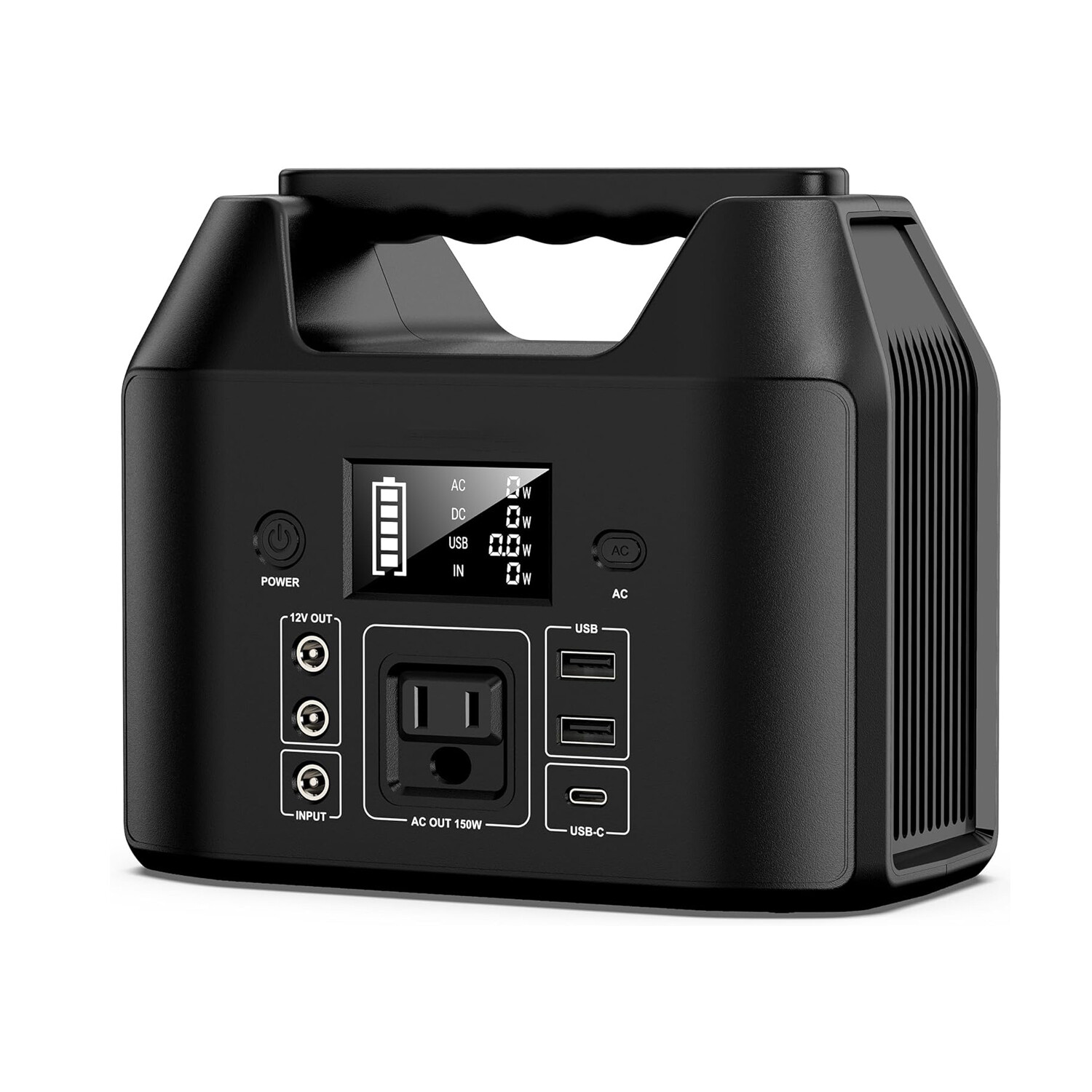 New 150W Portable Power Station LiFePO4 Battery Charger Camping AC DC Power Bank