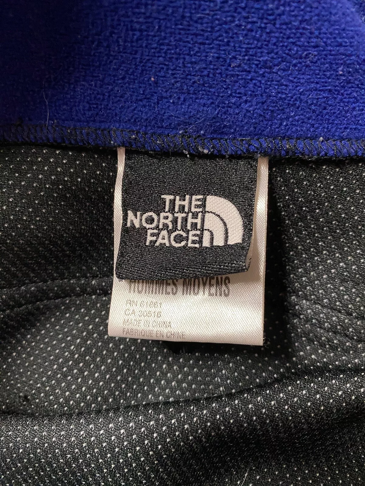 north-face gore windstopper fleece nylon jacket