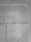Vintage “Never Used” Damask White Napkins.  EMPIRE SCROLL.  17” X 17”. Set Of 8 — photo 3