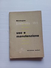 Innocenti Lambretta Li 175 motocarro 1960 manuale uso manutenzione originale
