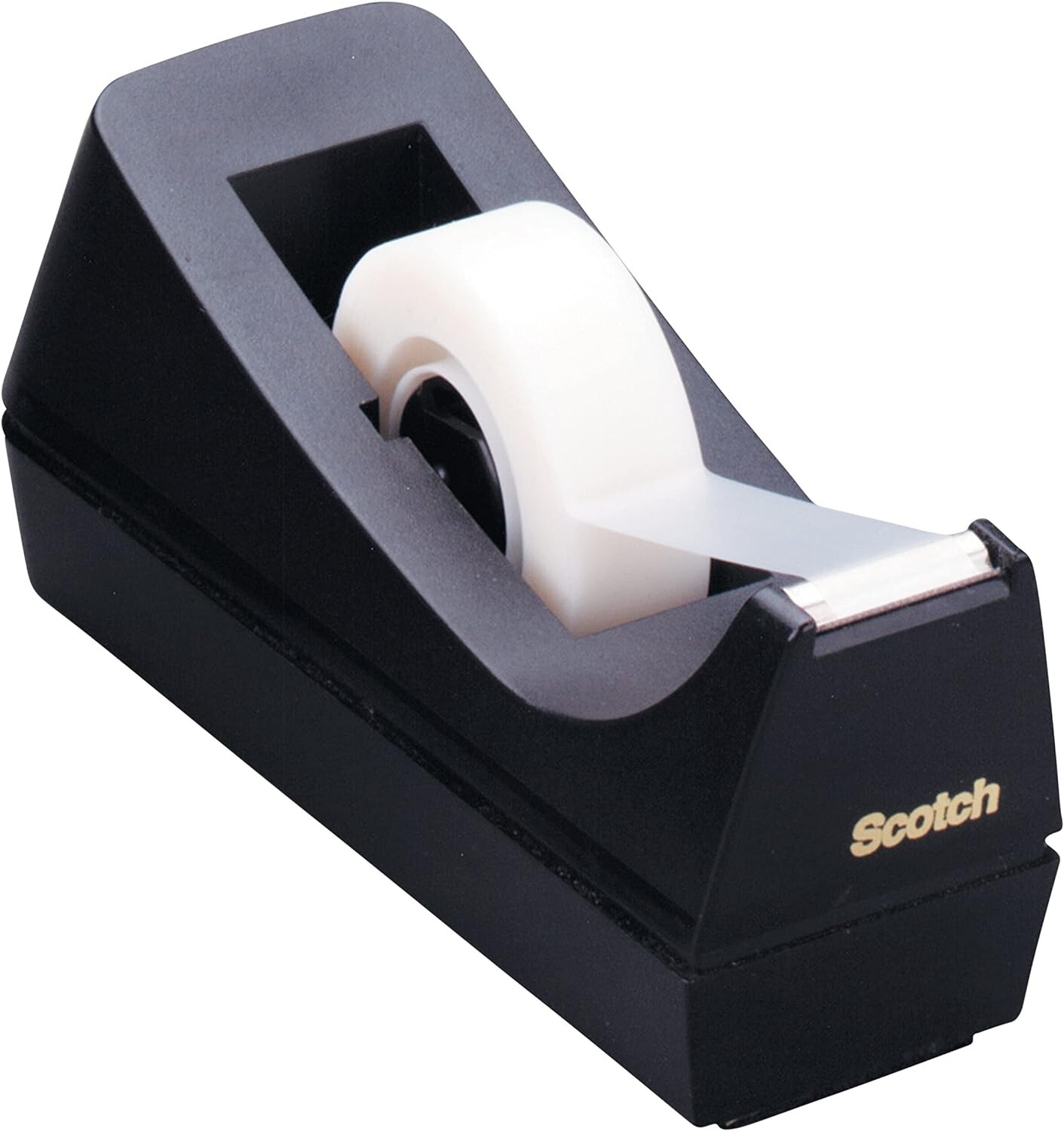 Desktop Tape Dispenser, Black, 2.7 In. X 2.7 In. X 6.4 In., 1 Tape Dispenser
