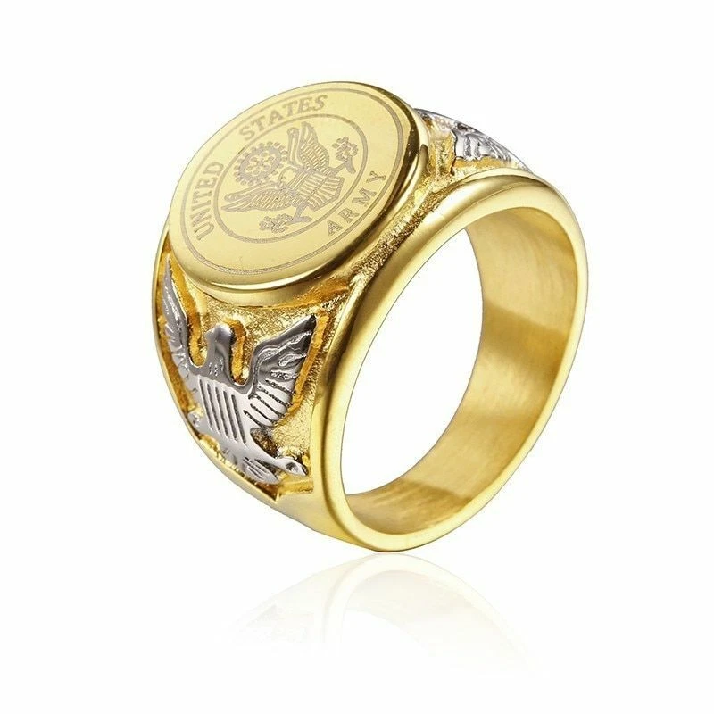 Stainless steel marine corps rings sale