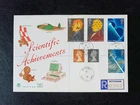 1991 SCIENTIFIC ACHIEVEMENTS STUART FDC & CRANWELL CDS CV £17.50