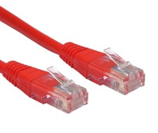 Pack of 5 x Kingston Cat5E UTP RJ45 Patch Cord 5m, RED (133)