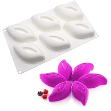 Pea Pod Mousse Cake Mold Vegetable Fruit Silicone Baking Mold for Chocolate