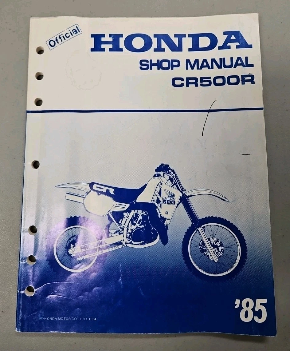 HONDA CR500R オーナーズメンテナンスマニュアル CR500R Motorcycle Service & Repair Manuals for sale | eBay