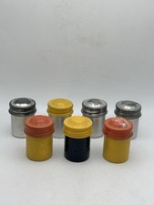 Vintage 35mm Film Canisters 3 Kodak 4 Unbranded All Seals Are Good
