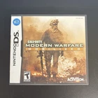 Call of Duty Modern Warfare Mobilized Nintendo DS Game & Case w/ Manuals